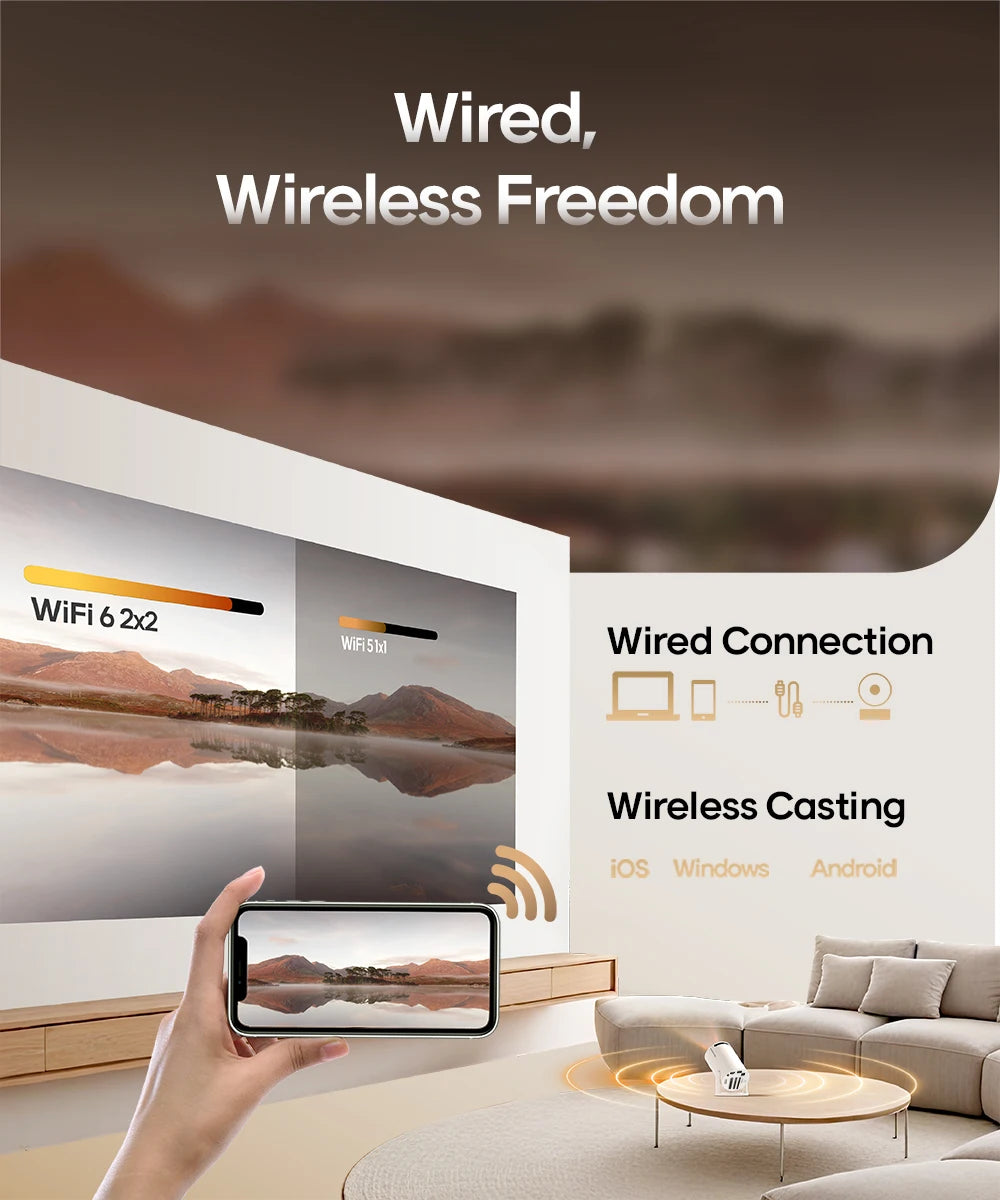 Home Cinema Movie Projector