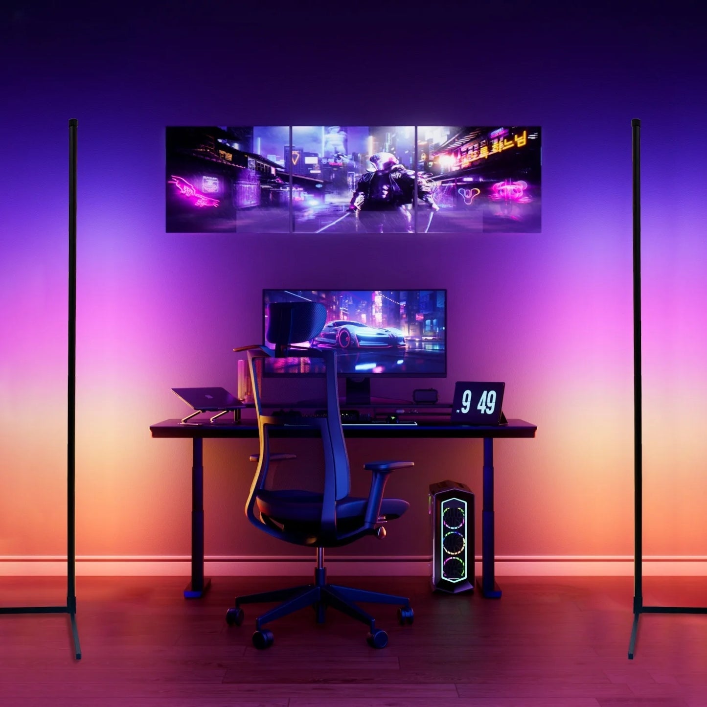 Smart RGB LED 150cm Floor Lamp
