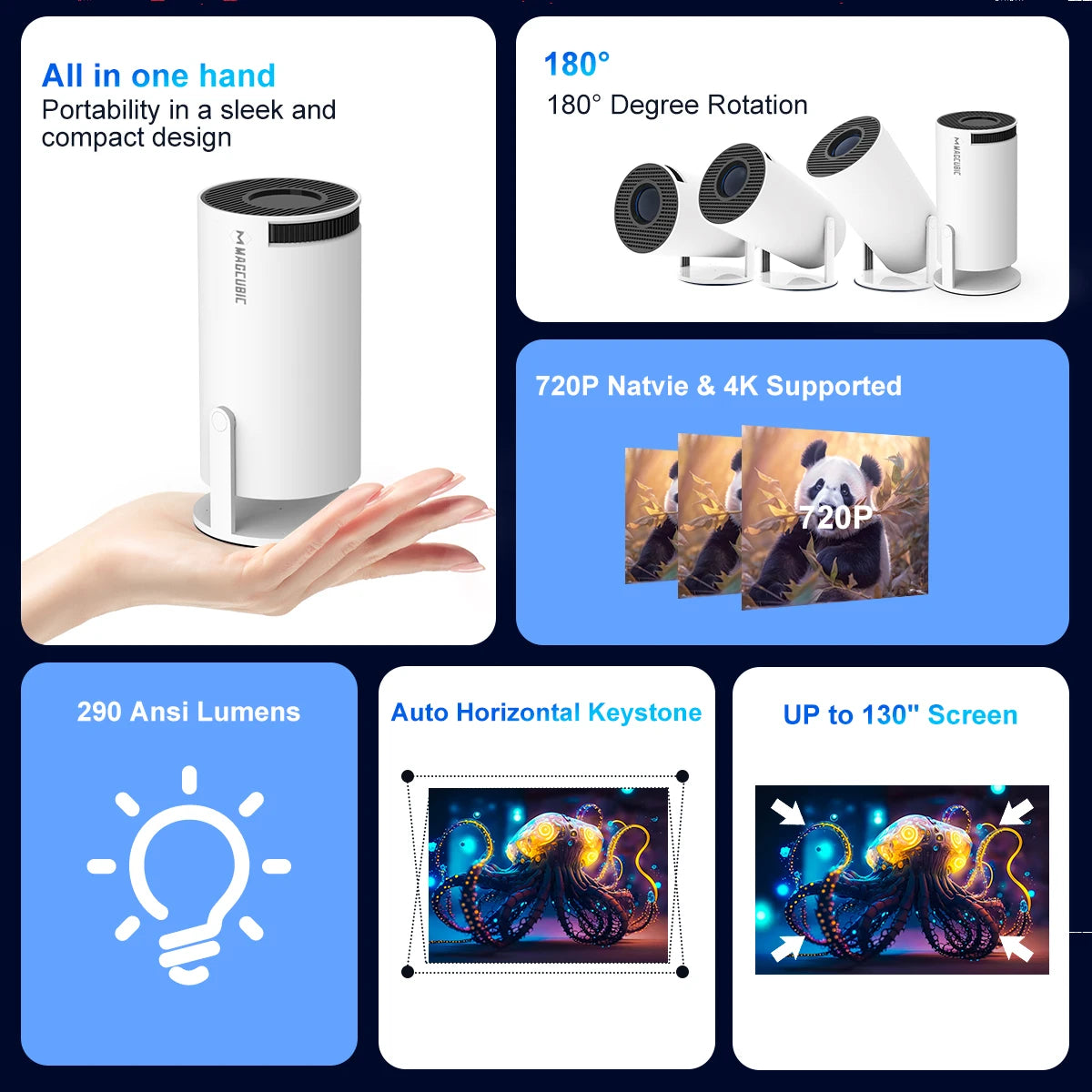 Home Cinema Movie Projector