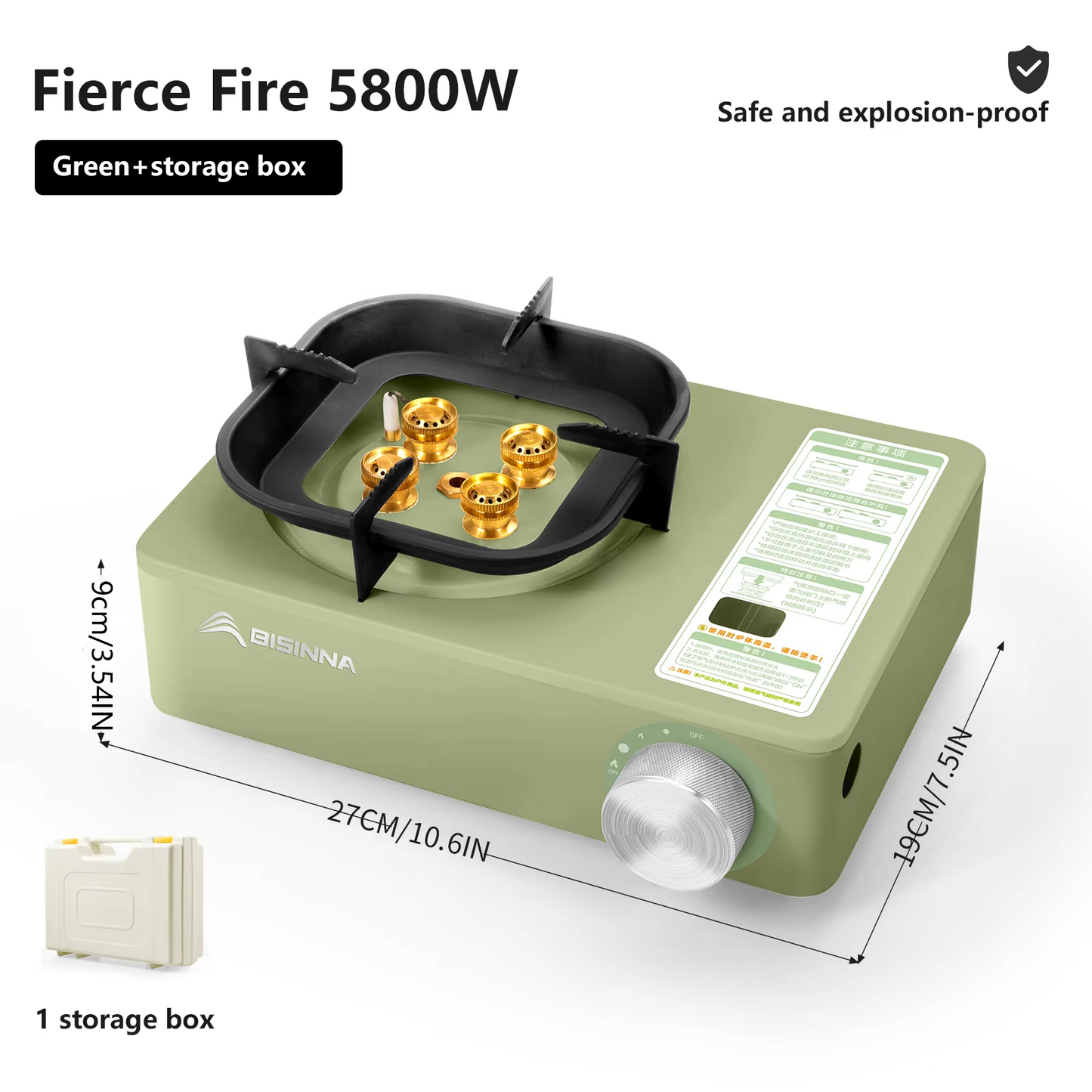 Portable Camping Gas Stove